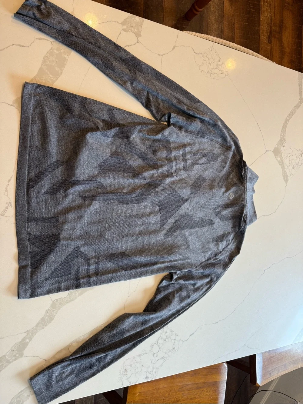 lululemon athletica Men's Charcoal Gray Zip-Up Sweater